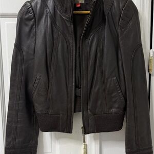 Women's Brown Leather Jacket